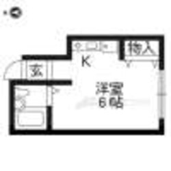 銀閣コーポの物件間取画像